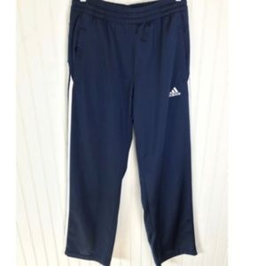 ADIDAS Men's Athletic Track Pants Blue M